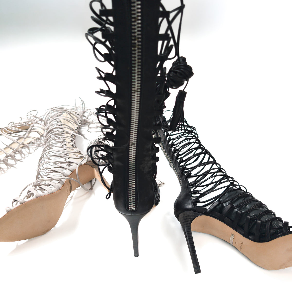 Roberto Cavalli lace-up sandals - EU37|UK4|US6 - 2 colors available