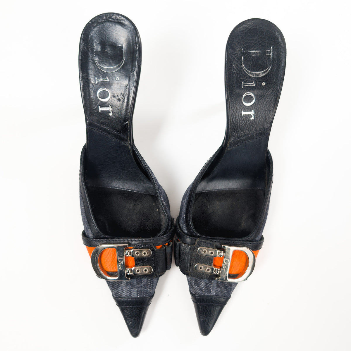 Dior monogram mules by Galliano 2006- EU38|5UK|7US