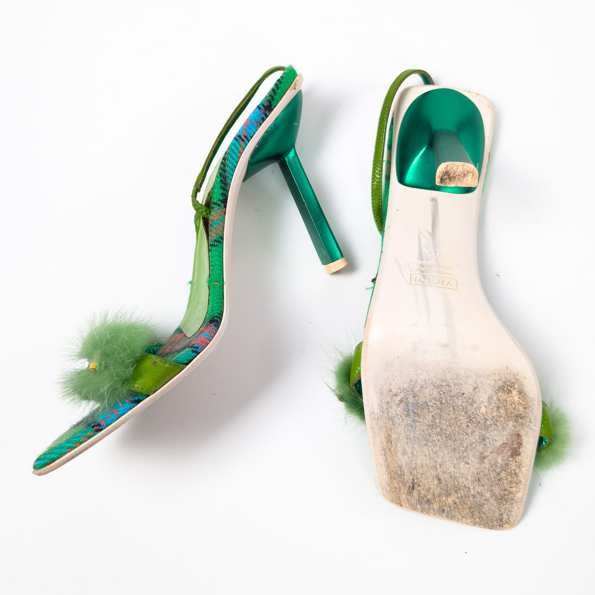 Faux fur sandals - EU36.5|UK3.5|US5.5