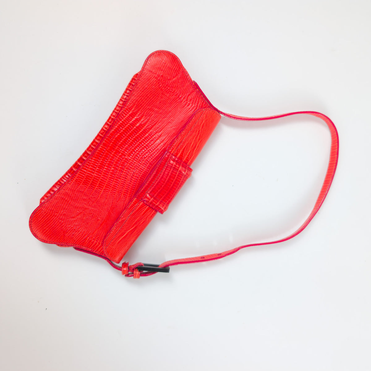 Roberto Cavalli bag in vermilion red leather