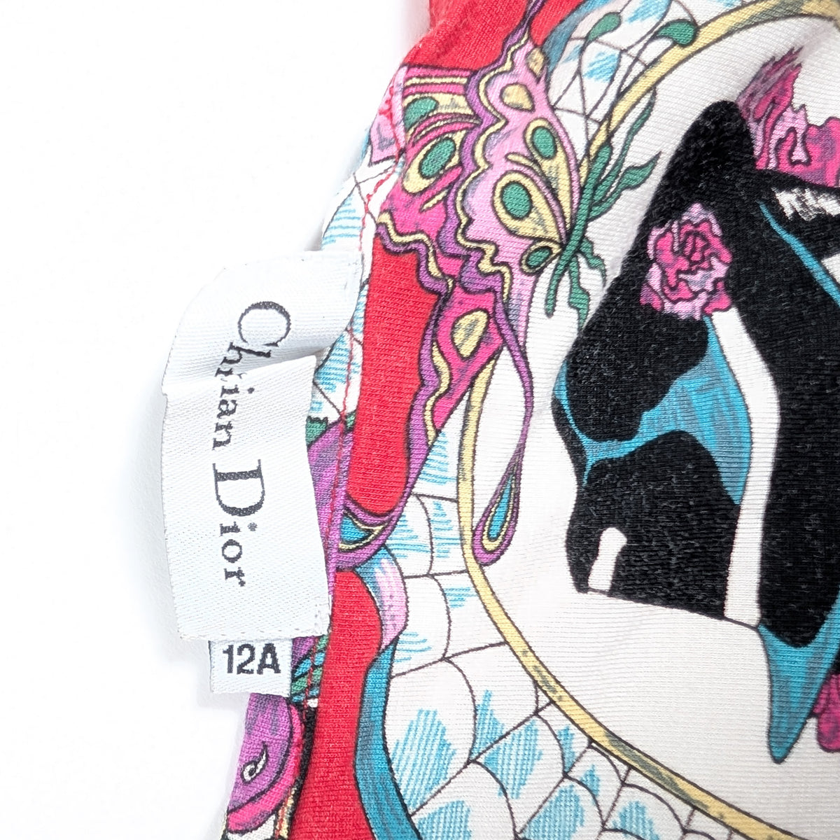 Christian Dior Gypsy Tattoo Top by John Galliano - 12Y