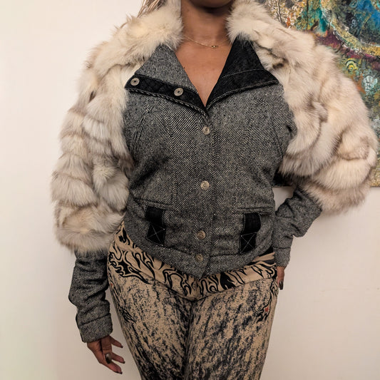 Roberto Cavalli fur jacket