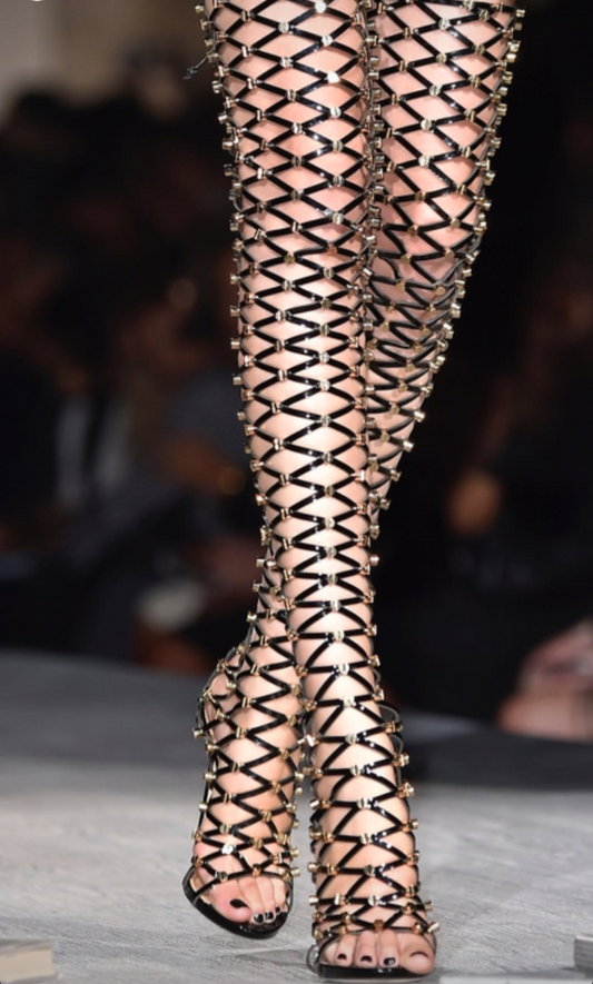 Dsquared2 “Xenia” Cage Sandals - EU39|6UK|8US