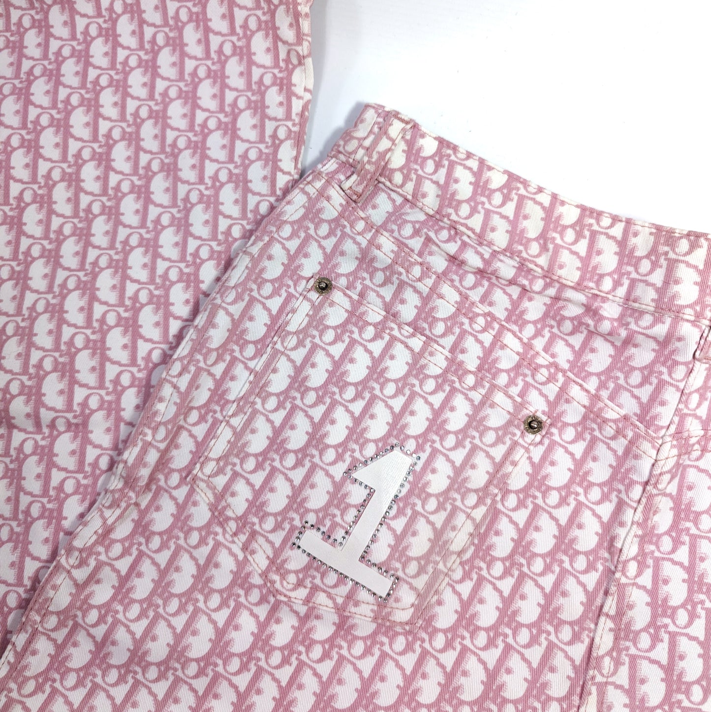 Pink monogram pants - S/S 2002 - L