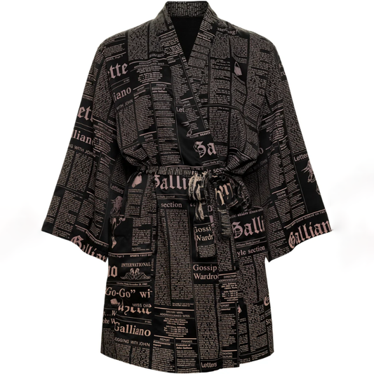 Galliano Kimono Jacket Dress