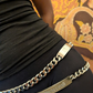 Roberto Cavalli silver chain belt