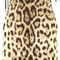 Dolce & Gabbana leopard corset strapless dress M