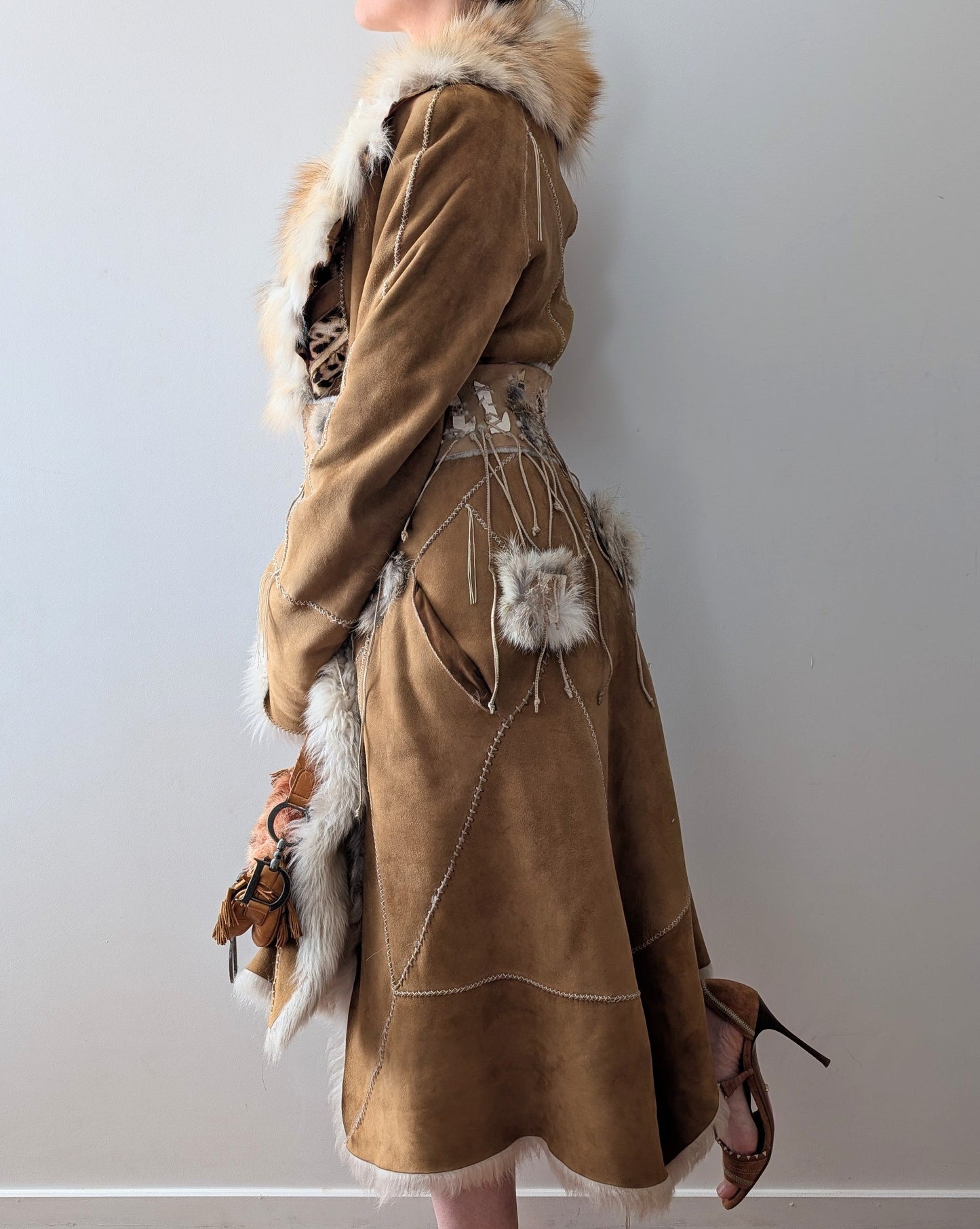 Roberto Cavalli fur coat