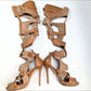 Hervé Léger high-top gladiator sandals - EU37|UK4|US6