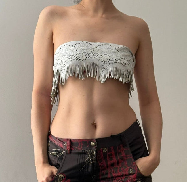 Roberto Cavalli suede belt