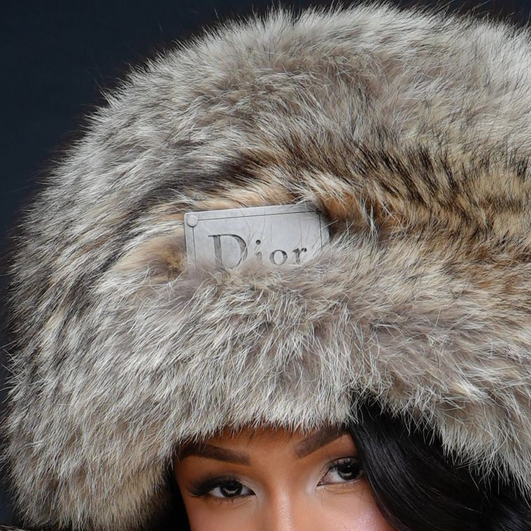 Dior fur hat by Galliano - F/W 2002