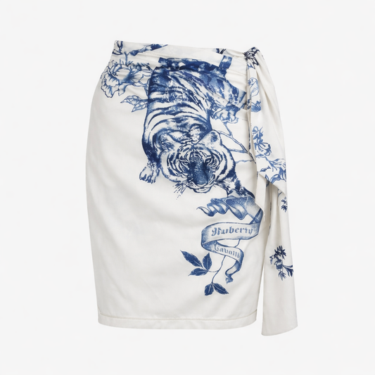 Roberto Cavalli S/S 2003 "Tattoo" Sarong Skirt