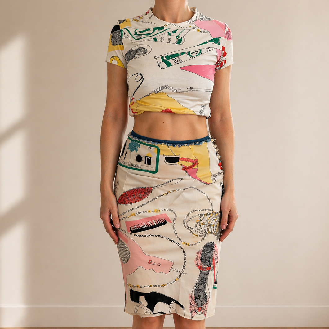 Dior by Galliano Skirt and Top Set S/S 2001 - S