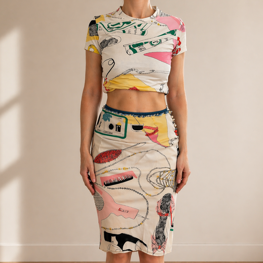 Dior by Galliano Skirt and Top Set S/S 2001 - S