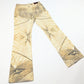Roberto Cavalli bamboo pattern jeans - M/L