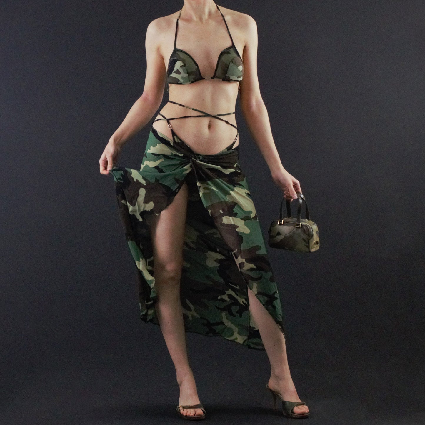 Dior by Galliano camouflage 3-piece set - L