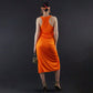 Dior orange sarong set by Galliano S/S 2006