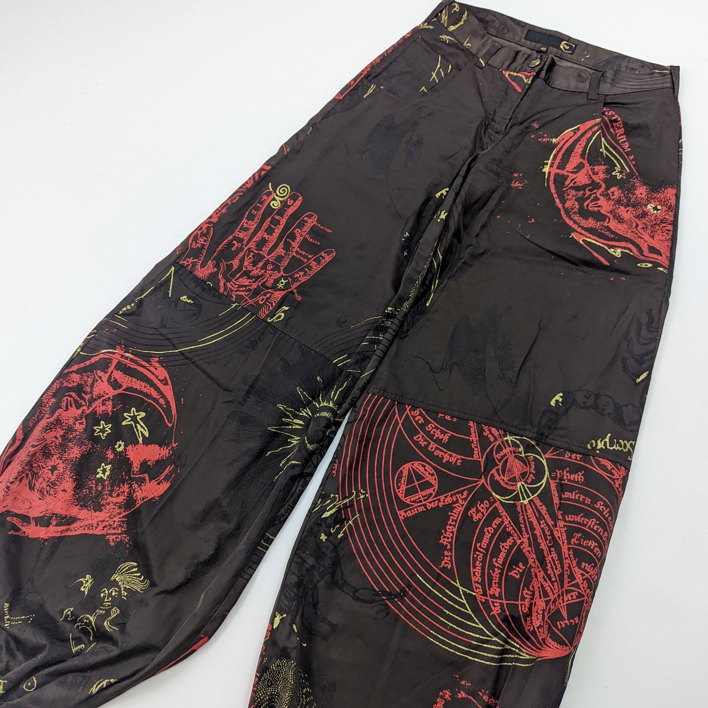 Just Cavalli Scorpio Zodiac Print Trousers - S