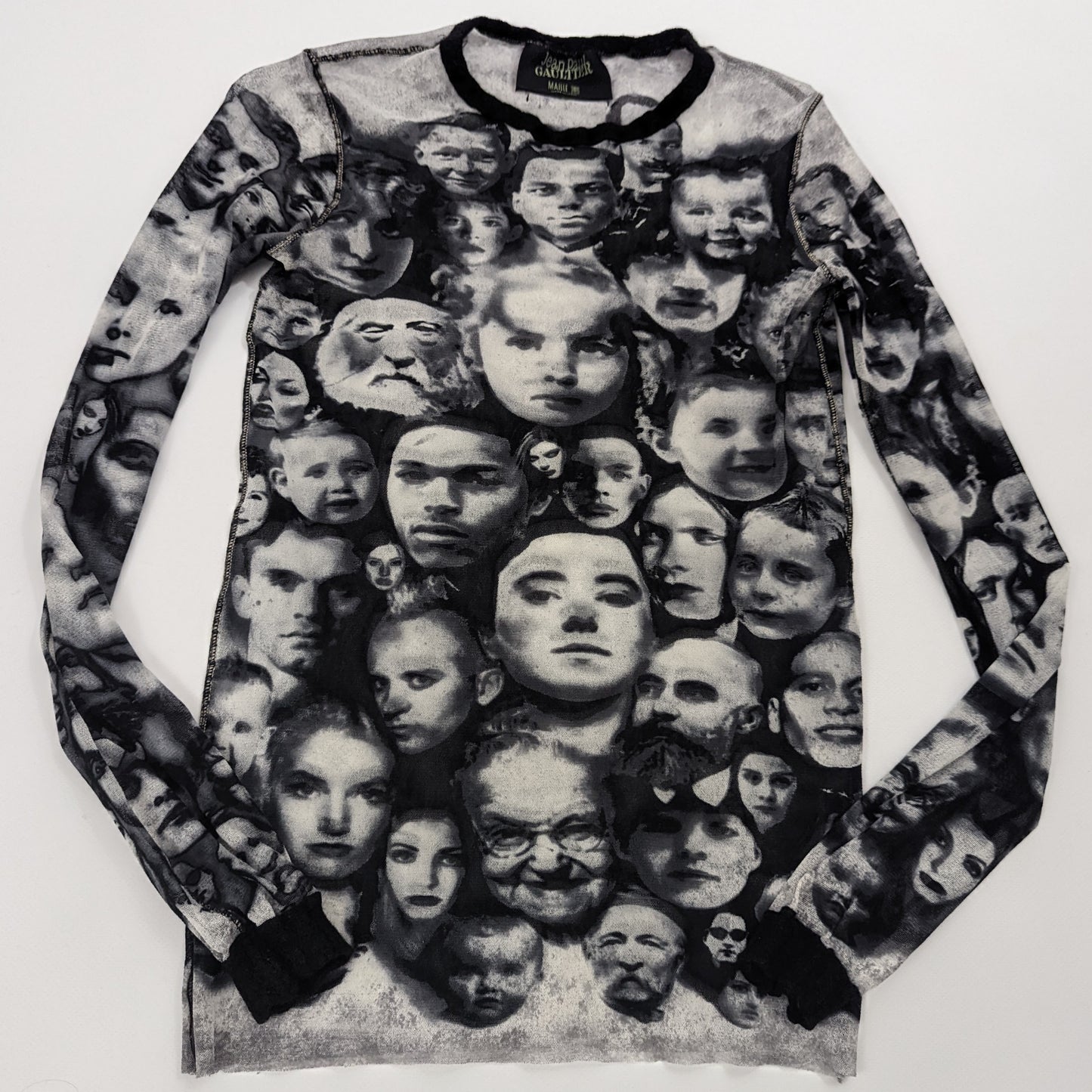 Face mesh T-shirt Jean-Paul Gaultier - AW 1997