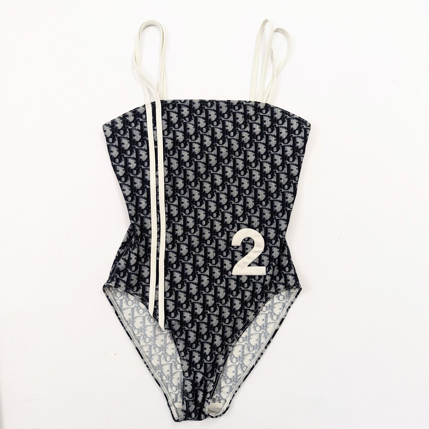 Trotter blue monogram swimsuit S/S2002