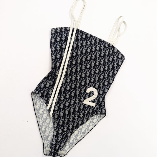 Trotter blue monogram swimsuit S/S2002