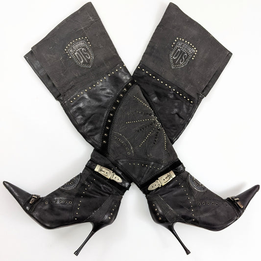 El Dantes leather thigh boots T38