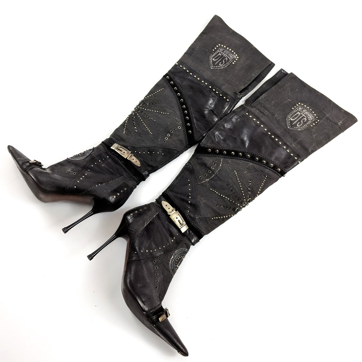 El Dantes leather thigh boots T38