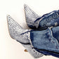 El Dantes boots in blue suede T39