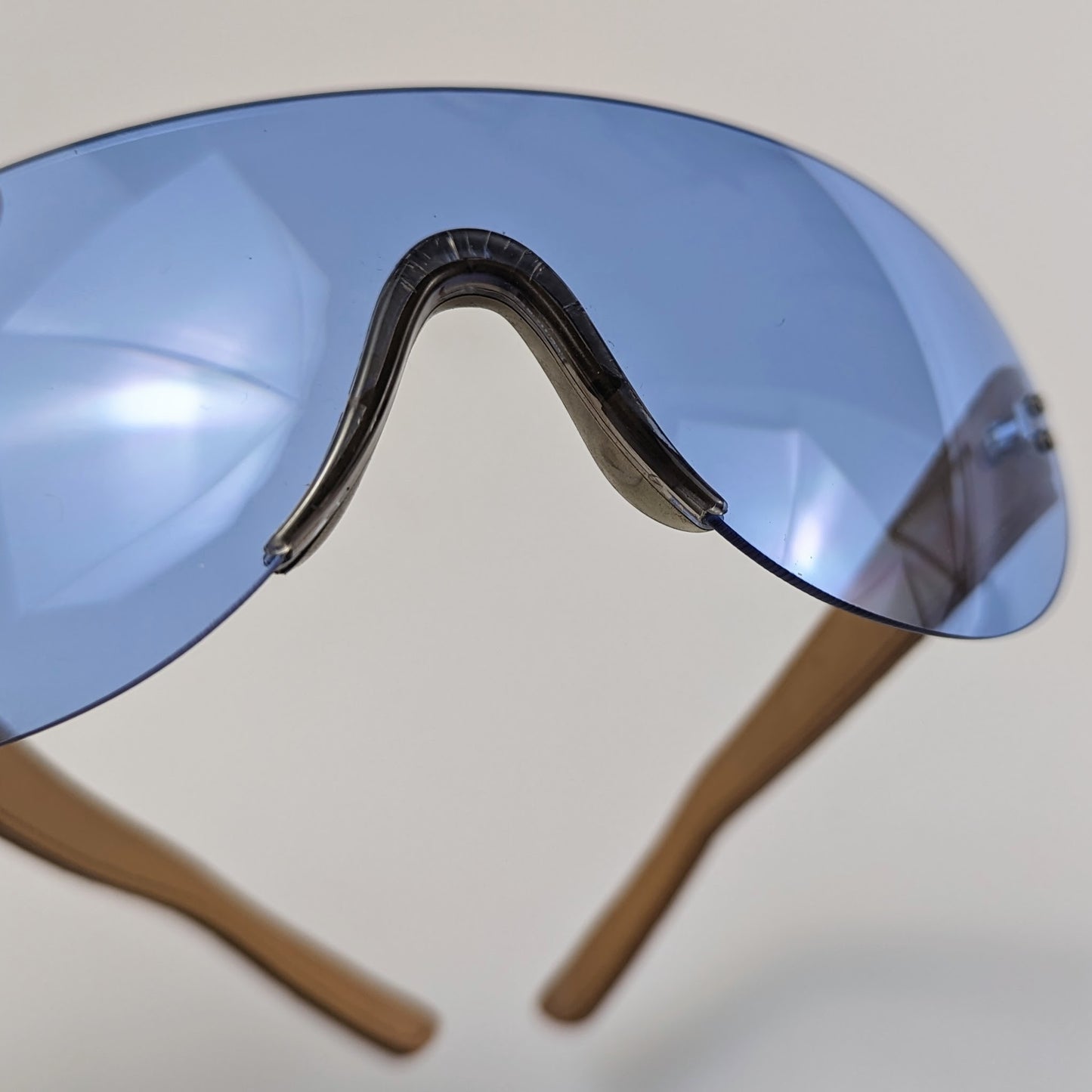 Roberto Cavalli blue leather sunglasses