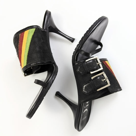 Dior Sandals by Galliano - Rasta Collection - EU38|5UK|7US