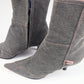 Dior gray denim boots by Galliano - T37