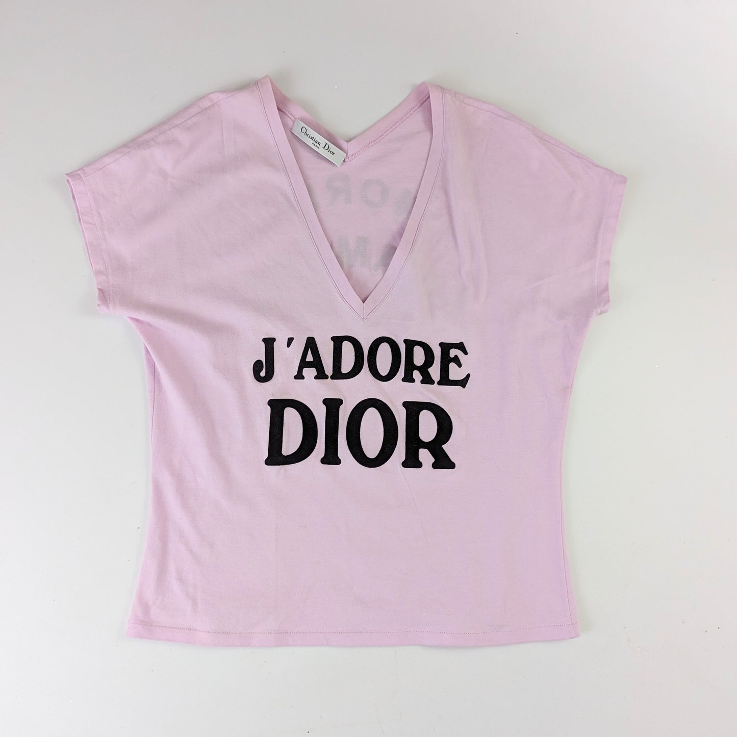 "J'adore Dior" 1947 pink t-shirt - L