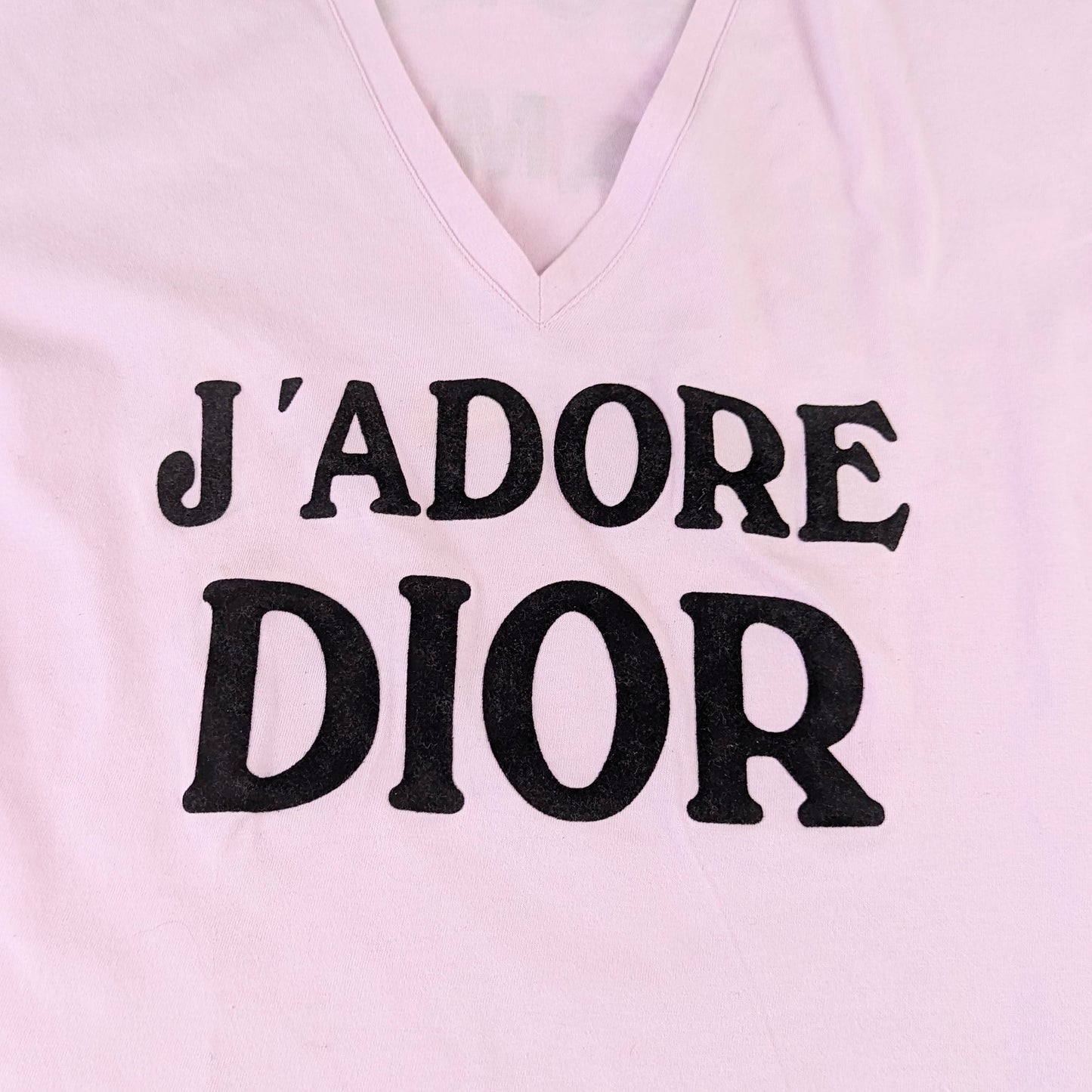 "J'adore Dior" 1947 pink t-shirt - L