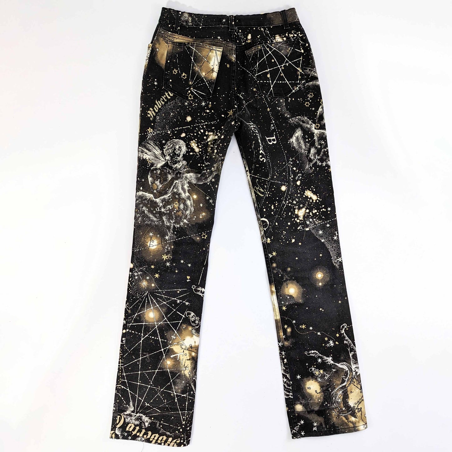 Roberto Cavalli Zodiac Constellation Print Jeans - AW2003 - S/M