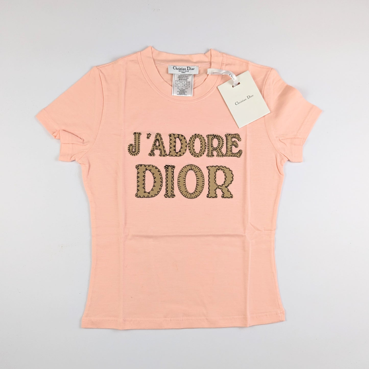 New Dior t-shirt by Galliano "J'adore Dior" - S