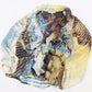 Roberto Cavalli blouse in silk decorated with a lion's head print - S/S 2002 - S/M