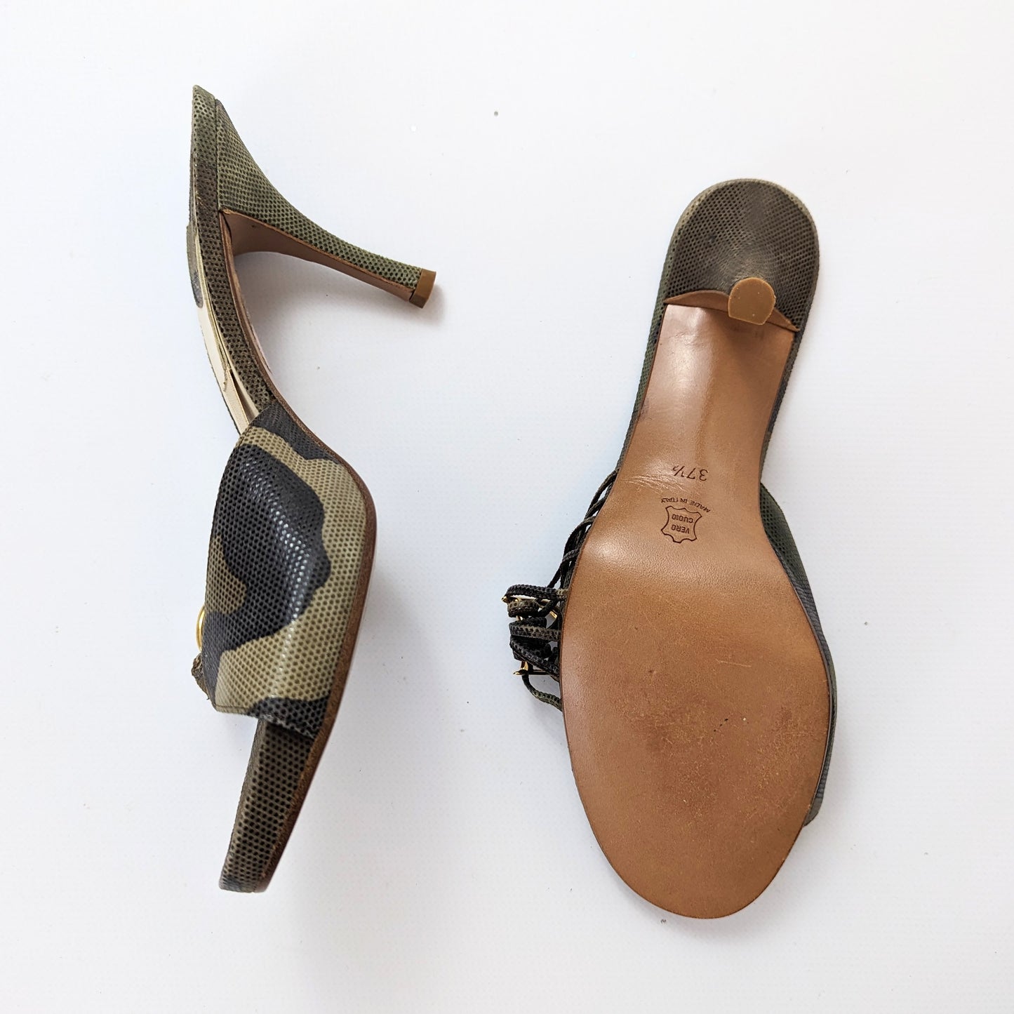 Camouflage mules, military Dior by Galliano - EU37,5|UK4,5|US6,5